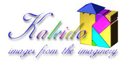 Logo Kaleido, tridimensional elaboration