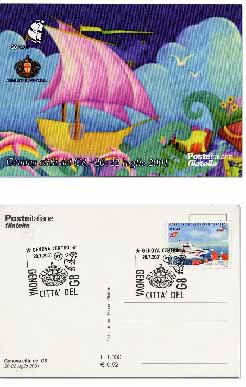 Post card for G8 - 2001